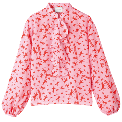 Longchamp Blouse Fall-winter 2023 Collection In Pink