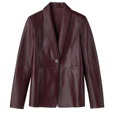 Longchamp Jacket Fall-winter 2023 Collection In Prune