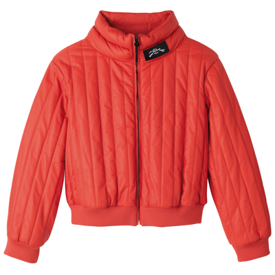 Longchamp Jacket In Orange