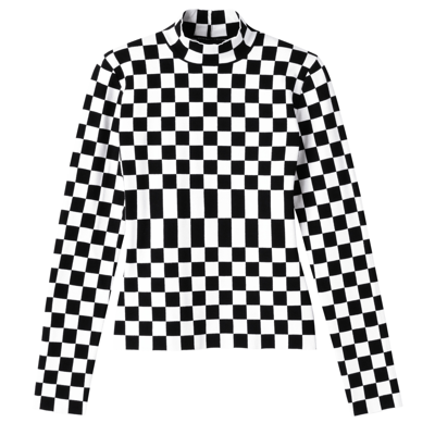Longchamp Sweater Fall-winter 2023 Collection In Noir/blanc