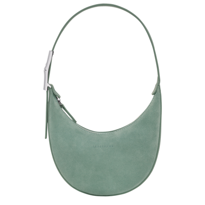 Longchamp Hobo Bag S Roseau Essential In Green-gray