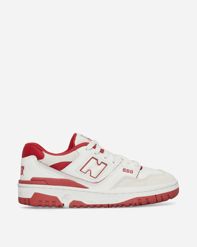 New Balance Low-top 550 Leather Sneakers In Red