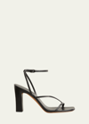 VINCE QIANA STRAPPY LEATHER ANKLE-STRAP SANDALS