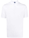 FEDELI SHORT-SLEEVED COTTON POLO SHIRT