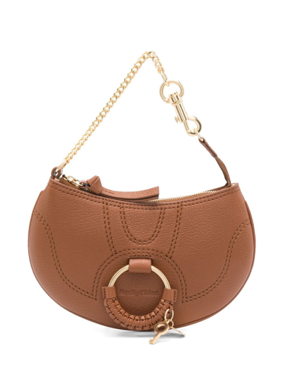 See By Chloé See Pebbled Leather Tote Bag In Brown