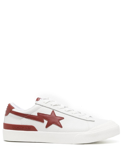 A Bathing Ape Mad Sta #2 M1 Sneakers In White