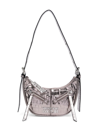 VERSACE JEANS COUTURE CROCODILE-EMBOSSED SHOULDER BAG