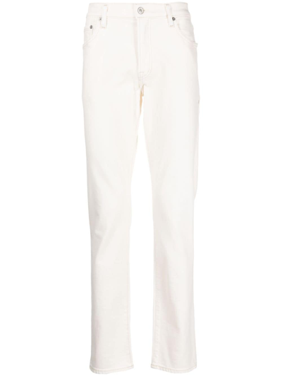 Citizen Of Humanity Adler Low-rise Slim-cut Jeans In White