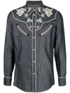 DSQUARED2 EMBROIDERED WESTERN-STYLE SHIRT