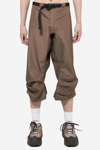 Gr10k Brown Cut Arc Shorts In Brown