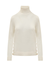 Michael Michael Kors Merino Sweater In Bone