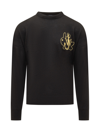 Jw Anderson Jwa Bunny Intarsia Wool Crewneck Sweater In Black