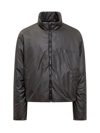 44 Label Group Jacket With Logo In Black-44 Solid Black Print