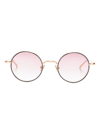 MATSUDA GRADIENT ROUND-FRAME SUNGLASSES