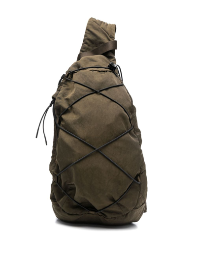 C.p. Company Nylon B Crossbody Backpack In Grün