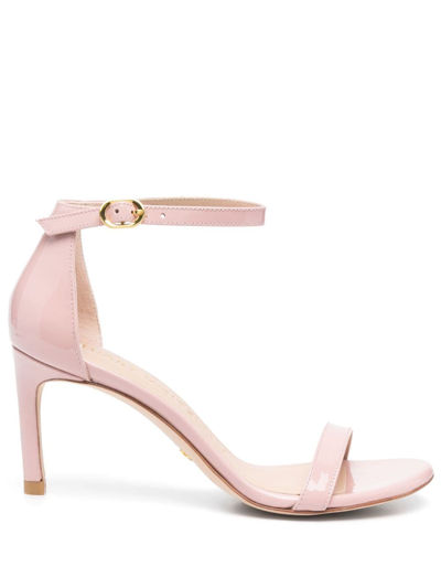 Stuart Weitzman Nunakedstraight Sandals In Pink