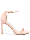 Stuart Weitzman Strappy High Heel Sandals In Neutrals