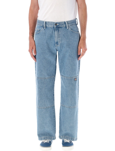 Dickies Double Knee Denim Pant In Light Wash