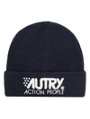 AUTRY EMBROIDERED-LOGO KNITTED BEANIE