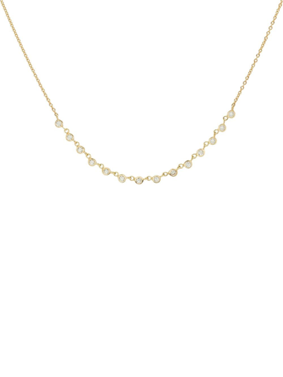 We By Whitebird 18k Yellow Recycled Gold Clarisse Fancy Diamond Necklace