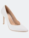 Journee Collection Women's Ninna Pump In White