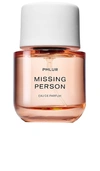 Phlur Missing Person Eau De Parfum 50ml In N,a