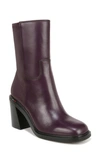 Franco Sarto Penelope Square Toe Bootie In Purple