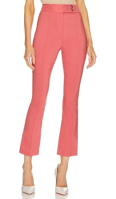 Veronica Beard Women's Dell High-rise Slim Pants In Faded Rose