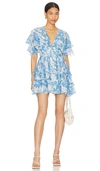 Tularosa Tate Mini Dress In Blue