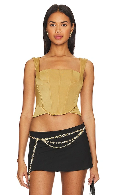 Hah Knock Out Top In Tan