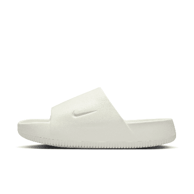 Nike Women's Calm Slide Sandals From Finish Line In White