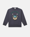 Stella Mccartney 'don't Be Square' Slogan Sweatshirt In Blue