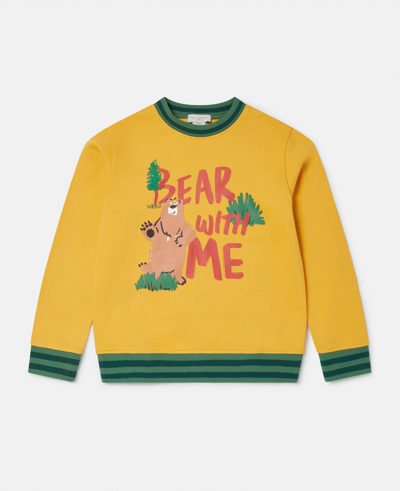 Stella Mccartney 'bear With Me' Jumper In Yellow