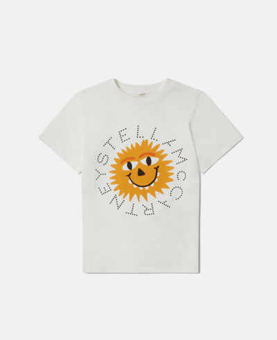 Stella Mccartney Kids' Sunshine Monster T-shirt In White