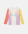 Stella Mccartney Kids' Rainbow Unicorn Print Long Sleeve T-shirt
