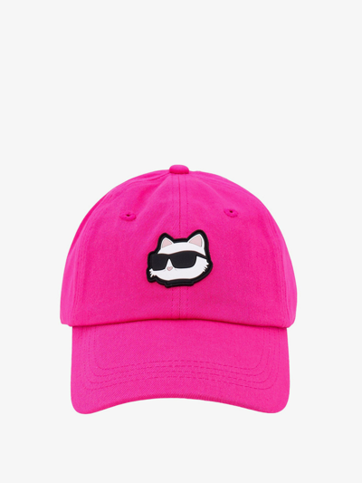 Karl Lagerfeld Hat In Pink