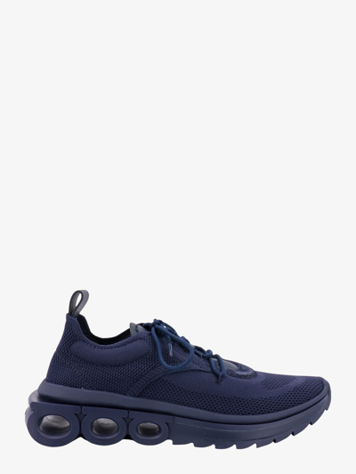 Ferragamo Running Sneaker In Blue