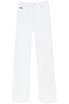 Dolce & Gabbana Destroyed Effect Jeans In White