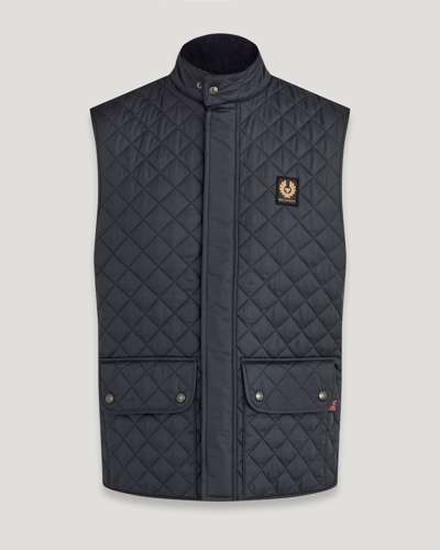 Belstaff Icon Gilet In Dark Navy