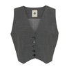 The Garment Pisa Vest In Grey_melange