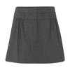 The Garment Pisa Mini Skirt In Grey_melange