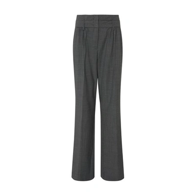 The Garment Pisa Trousers In Grey_melange