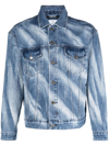 Ksubi Oh G Kaos Denim Jacket In Blue