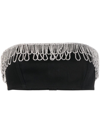 Rotate Birger Christensen Embellished Cotton Crop Top In Black