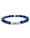 Tateossian Men's Sodalite Bead Bracelet In Blue