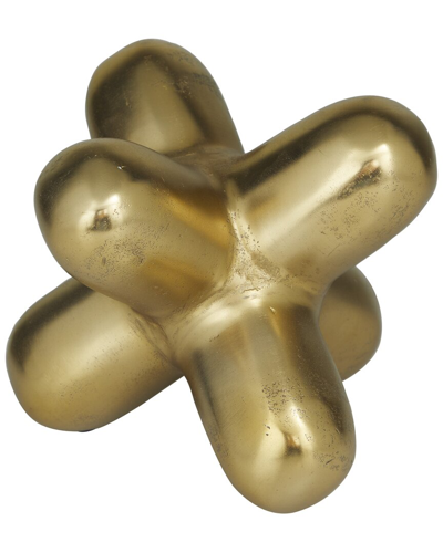 The Novogratz Abstract Jack Sculpture In Gold