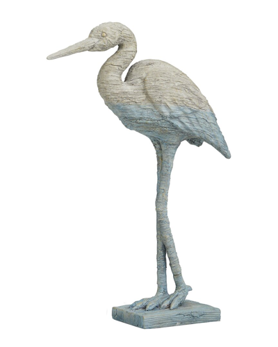 Peyton Lane Flamingo Textured Ombre Sculpture In Blue