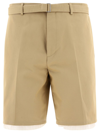 LANVIN LANVIN TAILORED SHORTS WITH RAW HEM DETAILS