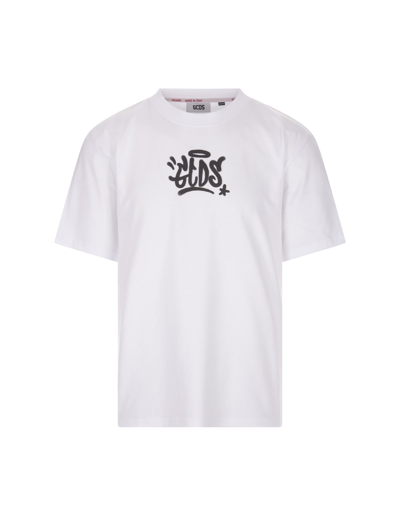 Gcds Graffiti T-shirt In White