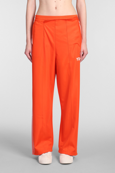 Y-3 Trousers In Orange